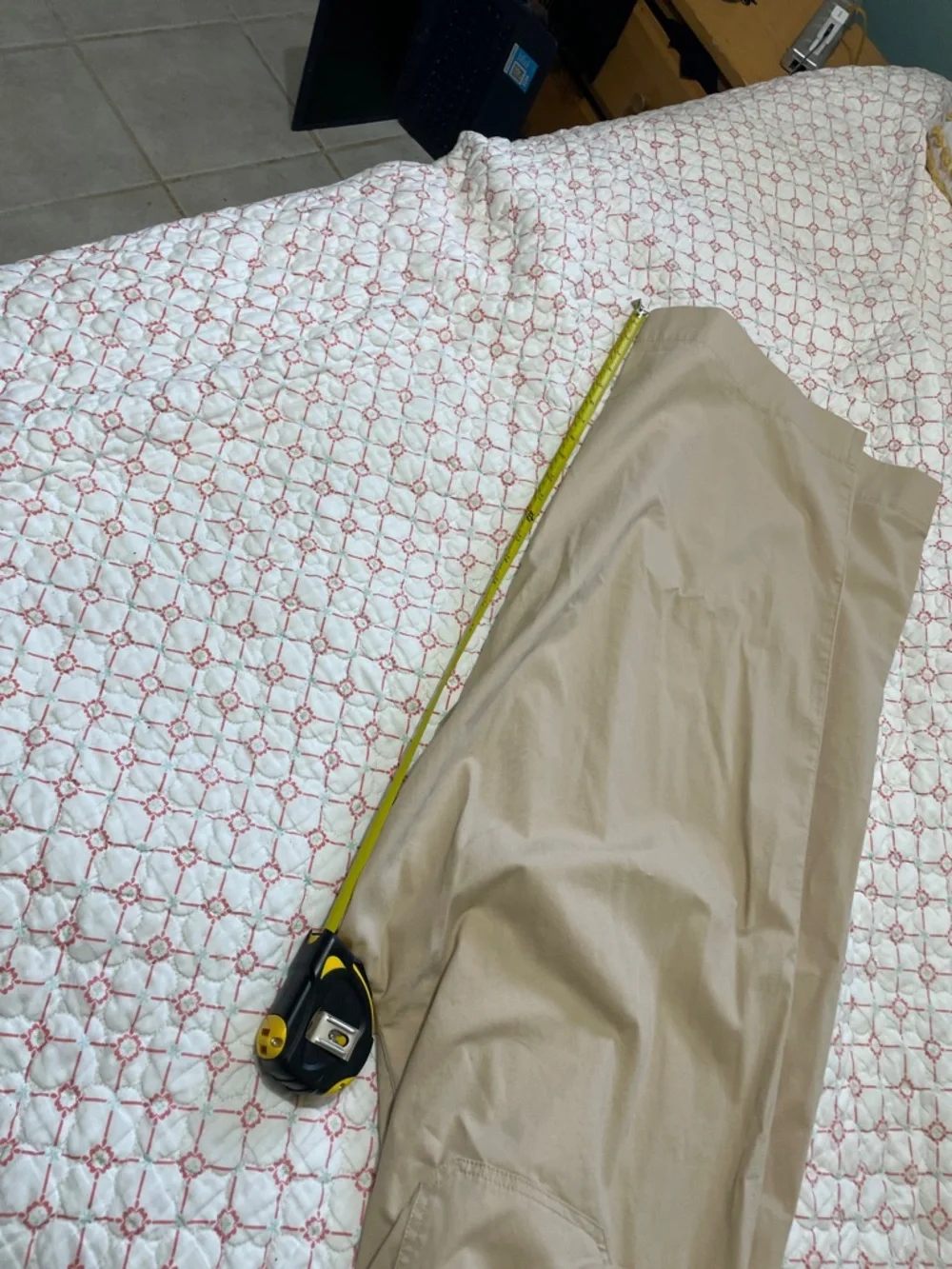 talbots wide ankle heritage khaki pants